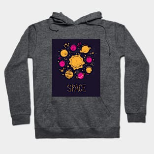 Map of space Hoodie